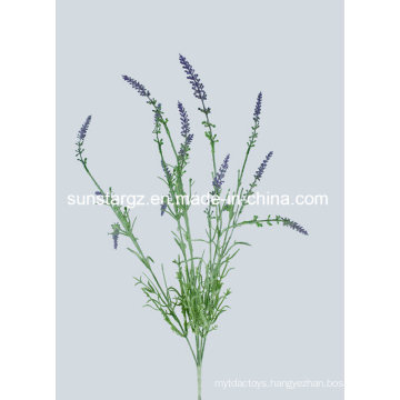 Artificial Plant PE Frosted Lavender for Home Decoration (48917)